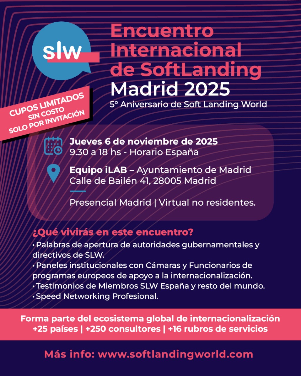 Encuentro Internacional de SoftLanding Madrid 2025 5to Aniversario de Soft Landing World